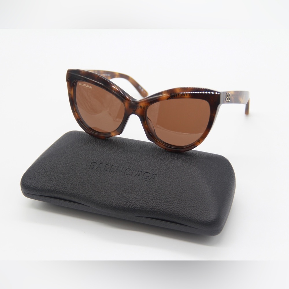 NEW BALENCIAGA BB0217S 002 NEW COLLECTION WOMEN’S SUNGLASSES BALENCIAGA - Picture 1 of 14
